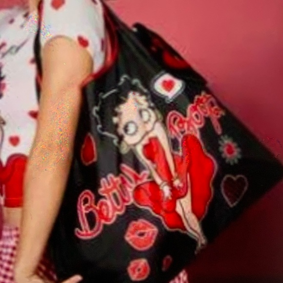 Betty Boop Black Tote Bag - Picture 4 of 4